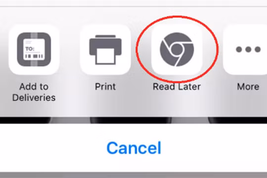 người dùng iPhone có thêm một tính năng hữu ích trên trình duyệt Chrome