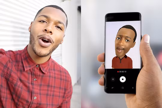 Tính năng tạo hình ảo (AR Emoji) của Samsung