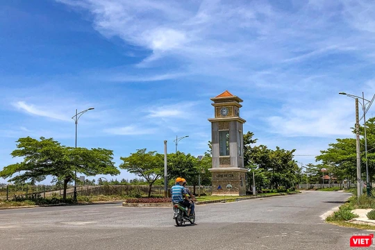 Một góc dự án Khu đô thị Phú Mỹ An (quận Ngũ Hành Sơn, TP Đà Nẵng) được gắn tên "chủ mới".