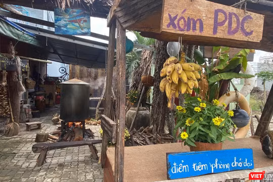 Một góc không gian Tết xưa của “Xóm PDC” tại Đà Nẵng