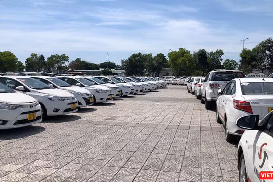 Xe taxi ở Đà Nẵng bỏ bãi, phơi mưa nắng do ảnh hưởng của dịch COVID-19
