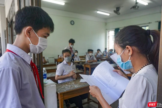 Thí sinh tham dự kỳ thi lớp 10 THPT năm học 2021-2022 trên địa bàn TP Đà Nẵng