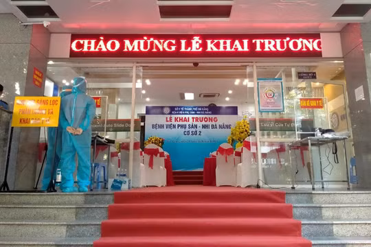 Bệnh viện Phụ sản - Nhi Đà Nẵng cơ sở 2 tại địa chỉ 26C đường Chu Văn An (phường Bình Hiên, quận Hải Châu, TP Đà Nẵng). (Ảnh Minh Hiền)