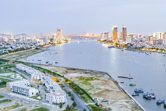 Một góc 2 dự án lấn sông Hàn ở Đà Nẵng thu hút sự quan tâm của dư luận