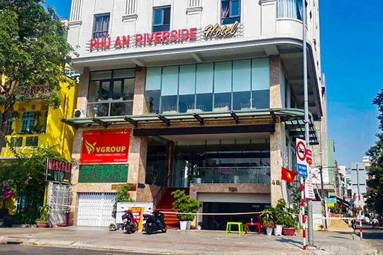 Khách sạn Phú An trên đường 2/9, Hải Châu, Đà Nẵng.