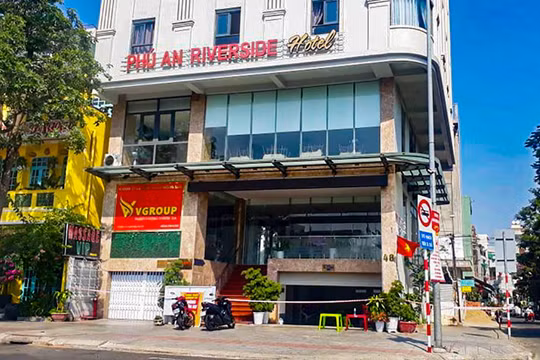 Khách sạn Phú An trên đường 2/9, Hải Châu, Đà Nẵng.
