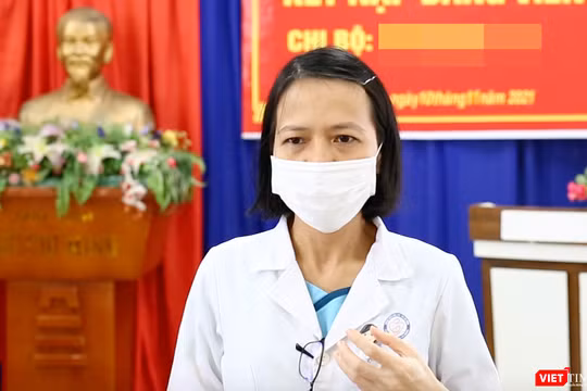 TS.BS Trần Thị Hoàng – Phó Giám đốc Bệnh viện Phụ sản – Nhi TP Đà Nẵng.