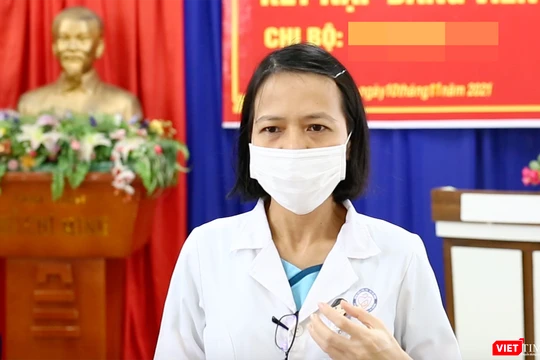 TS.BS Trần Thị Hoàng – Phó Giám đốc Bệnh viện Phụ sản – Nhi TP Đà Nẵng.