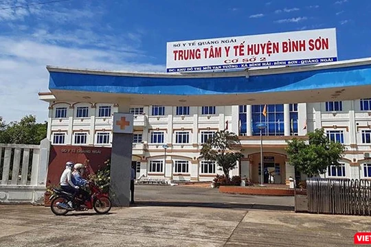 Trung tâm y tế huyện Bình Sơn được trung dụng làm Bệnh viện điều trị bệnh nhân COVID-19 tỉnh Quảng Ngãi