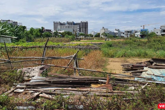 Khu đất quy hoạch xây dựng Trung tâm Văn hóa thể thao phối hợp sinh hoạt cộng đồng Khu dân cư Phú Mỹ An (quận Ngũ Hành Sơn, TP Đà Nẵng) vẫn không được Công ty 579 giao trả