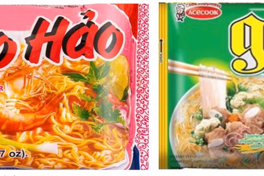 Sản phẩm mì Hảo Hảo và miến Good của Công ty CP Acecook Việt Nam mà Cơ quan An toàn thực phẩm Ireland thông báo thu hồi (Ảnh: FSAI)