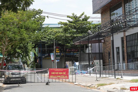 Một khu vực phong toả, cách ly y tế trên địa bàn TP Đà Nẵng