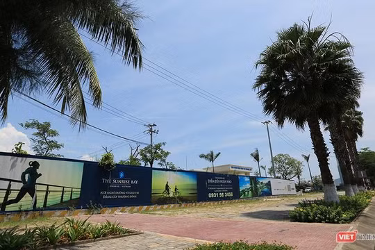 Một góc dự án Khu đô thị quốc tế Đa Phước (trên đường Nguyễn Tất Thánh, Đà Nẵng)