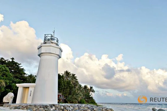 Đảo Ba Bình ở quần đảo Trường Sa của Việt Nam đang bị Đài Loan chiếm đóng. Ảnh: Reuters