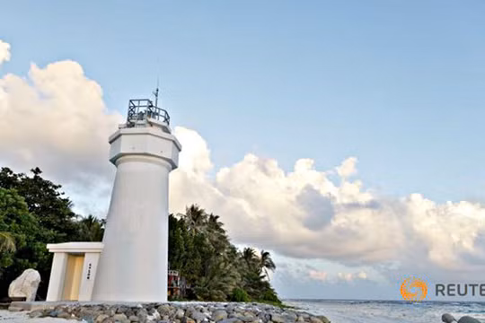 Đảo Ba Bình ở quần đảo Trường Sa của Việt Nam đang bị Đài Loan chiếm đóng. Ảnh: Reuters