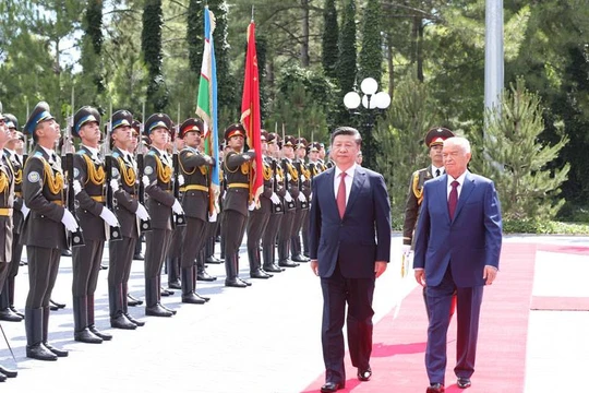 Trung Quốc-Uzbekistan nâng tầm quan hệ.