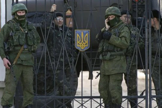 Lực lượng vũ trang Nga ở Crimea.