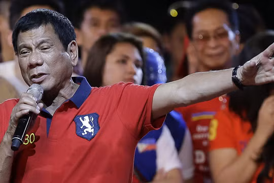 Tổng thống Philippines Duterte.