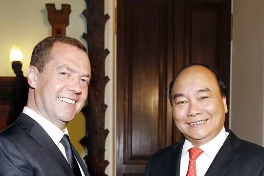 Hai Thủ tướng Nga - Việt Nam.