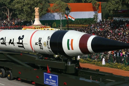 Ấn Độ sắp thử tên lửa Agni-5 có khả năng mang đầu đạn hạt nhân (ảnh minh họa)