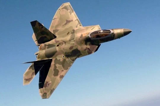 Tàng hình cơ F-22 của Mỹ.
