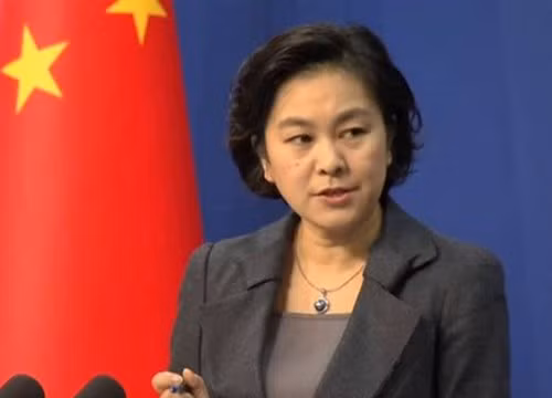 Phát ngôn viên Bộ Ngoại giao Trung Quốc Hoa Xuân Oánh.