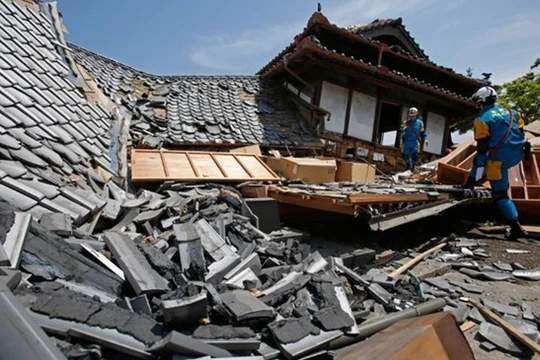 Hậu quả động đất với Nhật Bản trong quá khứ (ảnh tư liệu minh họa)