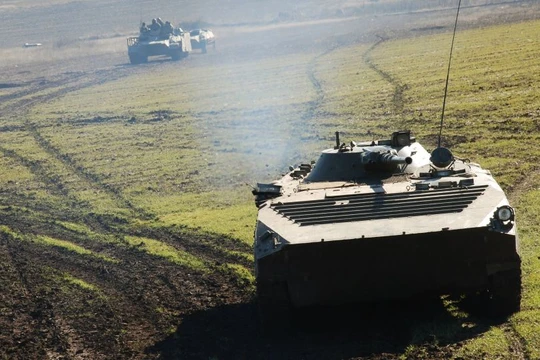 Quân Ukraine và lính đánh thuê bất ngờ tấn công Donetsk (ảnh minh họa" Sputnik).