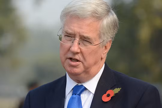  Bộ trưởng Quốc phòng Anh Michael Fallon.