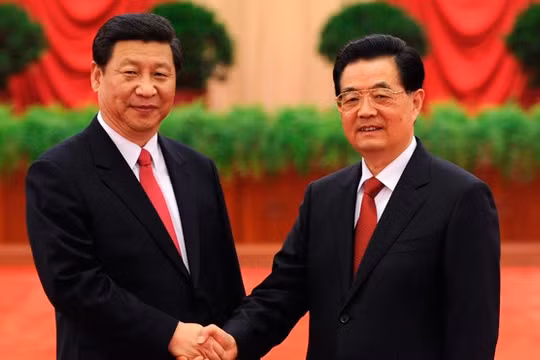 Ông Hồ Cẩm Đào và ông Tập Cận Bình