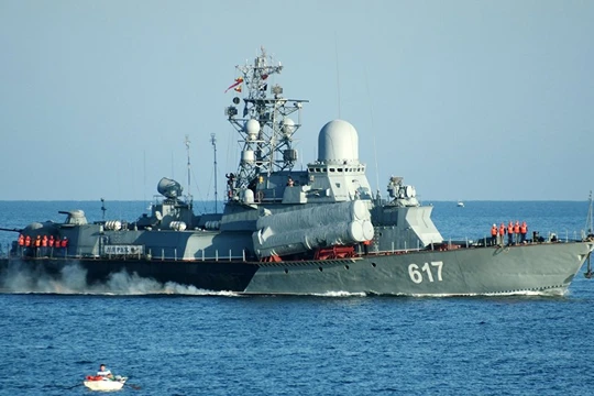 Tàu tên lửa thứ 3 của Hạm đội Biển Đen được điều động tới Syria