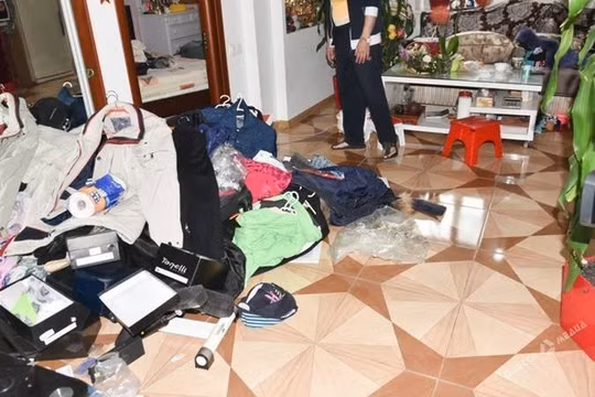 Vụ đột kích mới nhất trong khu dân cư Việt "Làng Sen" xảy ra hôm 23/5/2016 (ảnh Sputnik).