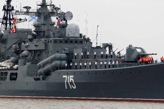 Tàu chiến của Hải quân Nga (ảnh minh hoạ)