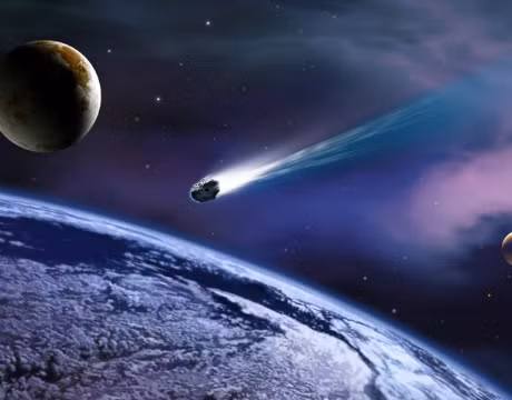 Thiên thạch mạnh ngang ba tỷ tấn thuốc nổ ngày càng gần Trái Đất (minh họa)