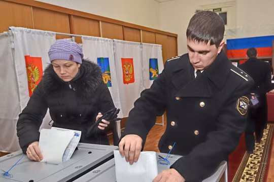 Hình hinh họa: Bầu cử ở Nga