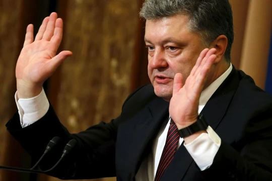 Tổng thống Ucraine Pyotr Poroshenko.
