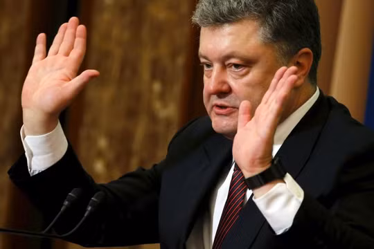 Tổng thống Ucraine Pyotr Poroshenko.