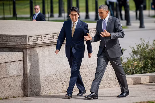 Lãnh đạo Mỹ - Nhật Bản.