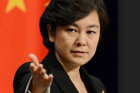 Phát ngôn viên Bộ Ngoại giao Trung Quốc Hoa Xuân Oánh.