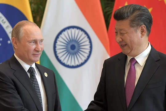 Ông Putin và ông Tập Cận Bình.