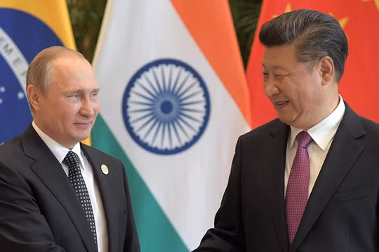 Ông Putin và ông Tập Cận Bình.