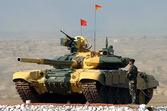 Xe tăng T-90 của Ấn Độ.