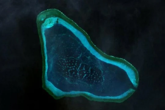 Bãi cạn Scarborough - Trung Quốc cưỡng đoạt từ tay Philippines năm 2012. Nguồn ảnh: Đài tiếng nói Đức.