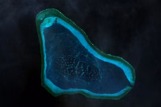 Bãi cạn Scarborough - Trung Quốc cưỡng đoạt từ tay Philippines năm 2012. Nguồn ảnh: Đài tiếng nói Đức.