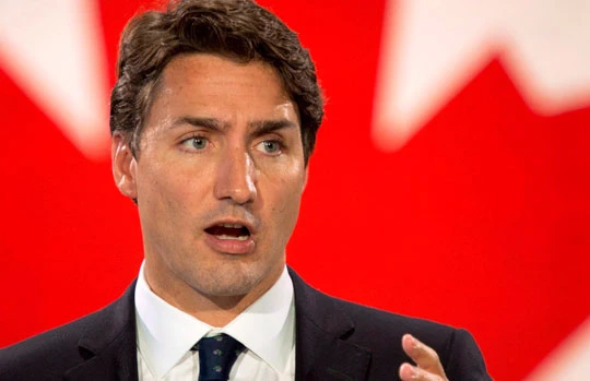 Ông Justin Trudeau.