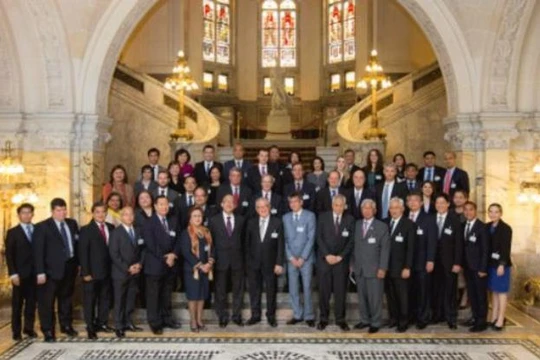 Tòa trọng tài thường trực Liên hợp quốc ở The Hague, Hà Lan sắp đưa ra phán quyết về vụ Philippines kiện Trung Quốc về vấn đề Biển Đông. Nguồn ảnh: BBC Anh.