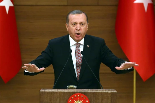 Tổng thống Thổ Nhĩ Kỳ Erdogan.