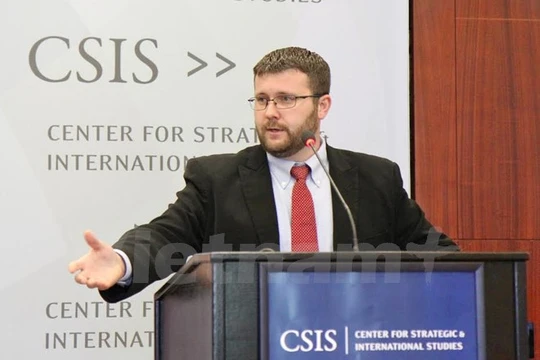 Giám đốc CSIS, ông Greg Polin. (Ảnh: Thanh Tuấn/Vietnam+)