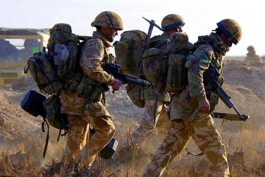 Quân đội Anh ở Iraq (ảnh tư liệu)