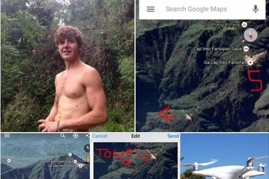 Hình ảnh về phượt thủ người Anh mất tích ở Sa Pa được chia sẻ bởi bà Lisa Shaw Webb. (Ảnh chụp màn hình)